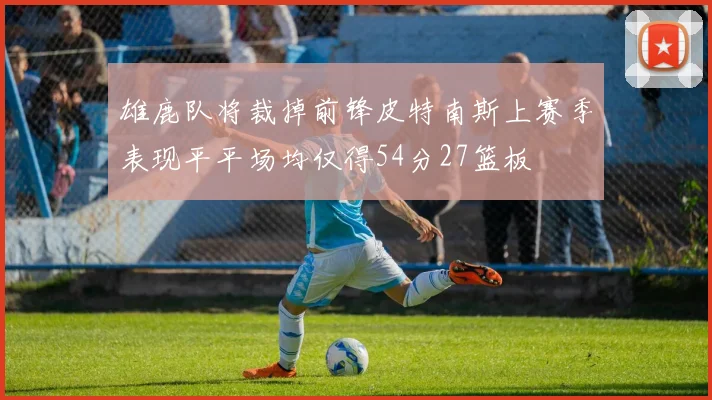 雄鹿队将裁掉前锋皮特南斯上赛季表现平平场均仅得54分27篮板